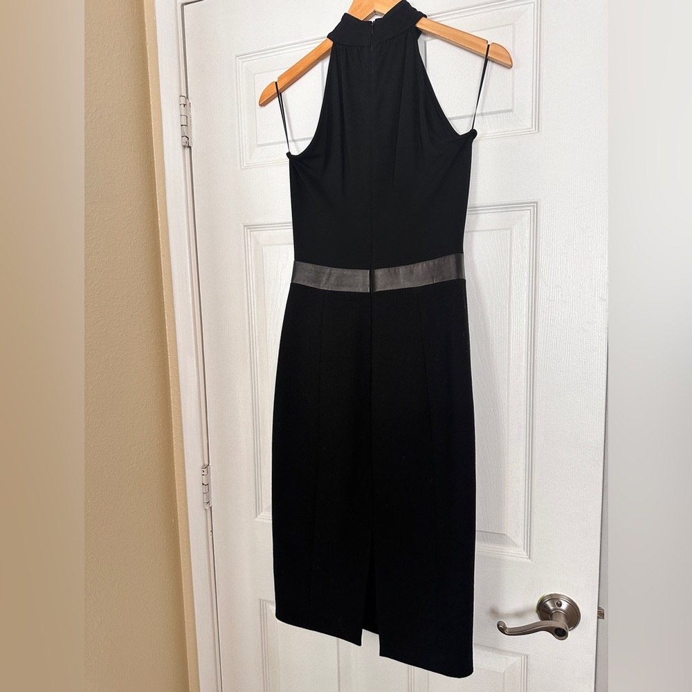 EUC Michael Kors Collection Black Halter Dress with Choker Collar - Picture 7 of 14